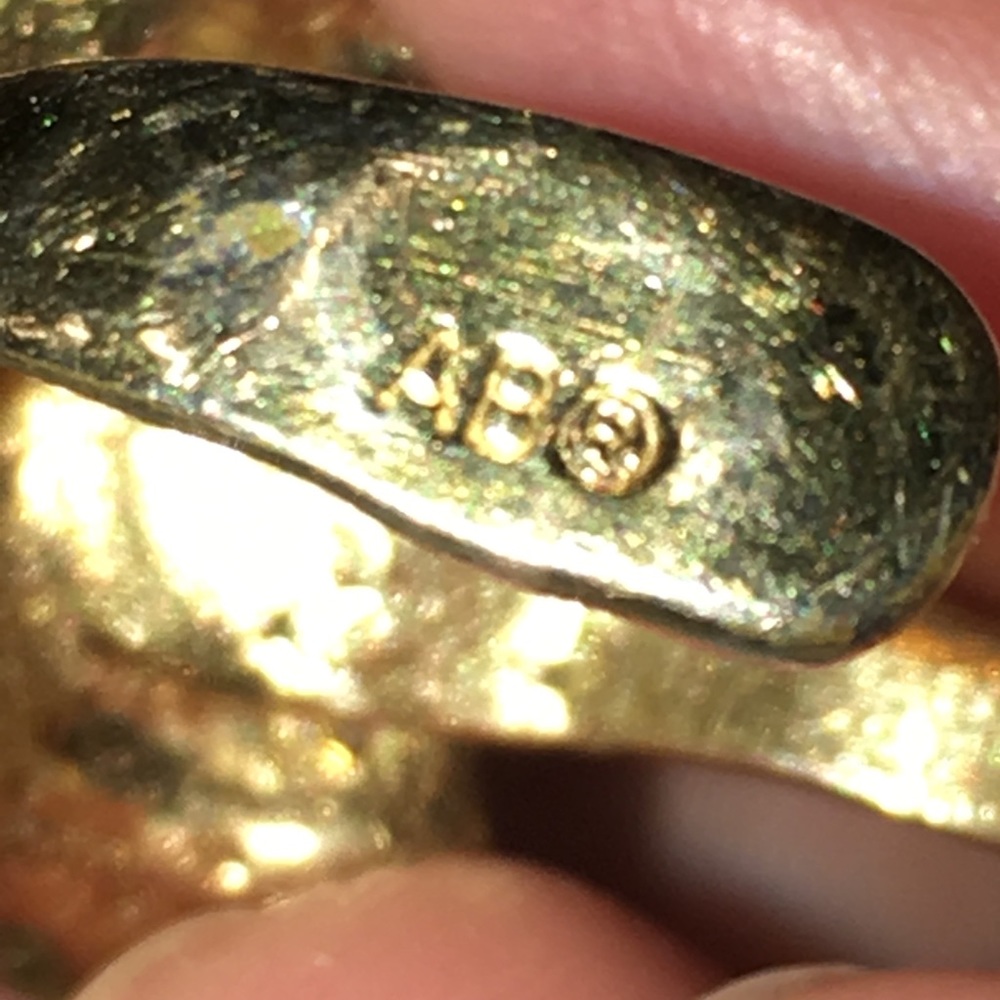 Adjustable Alexis Bittar Statement/ cocktail ring - Picture 4 of 5